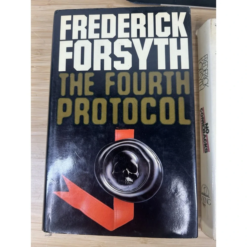 Frederick Forsyth Thriller Hardcover Books Lot‎ 3 w/ Dust Jackets